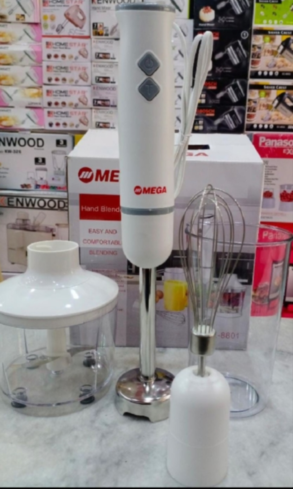 Omega Hand blander , 250W , 3 in one